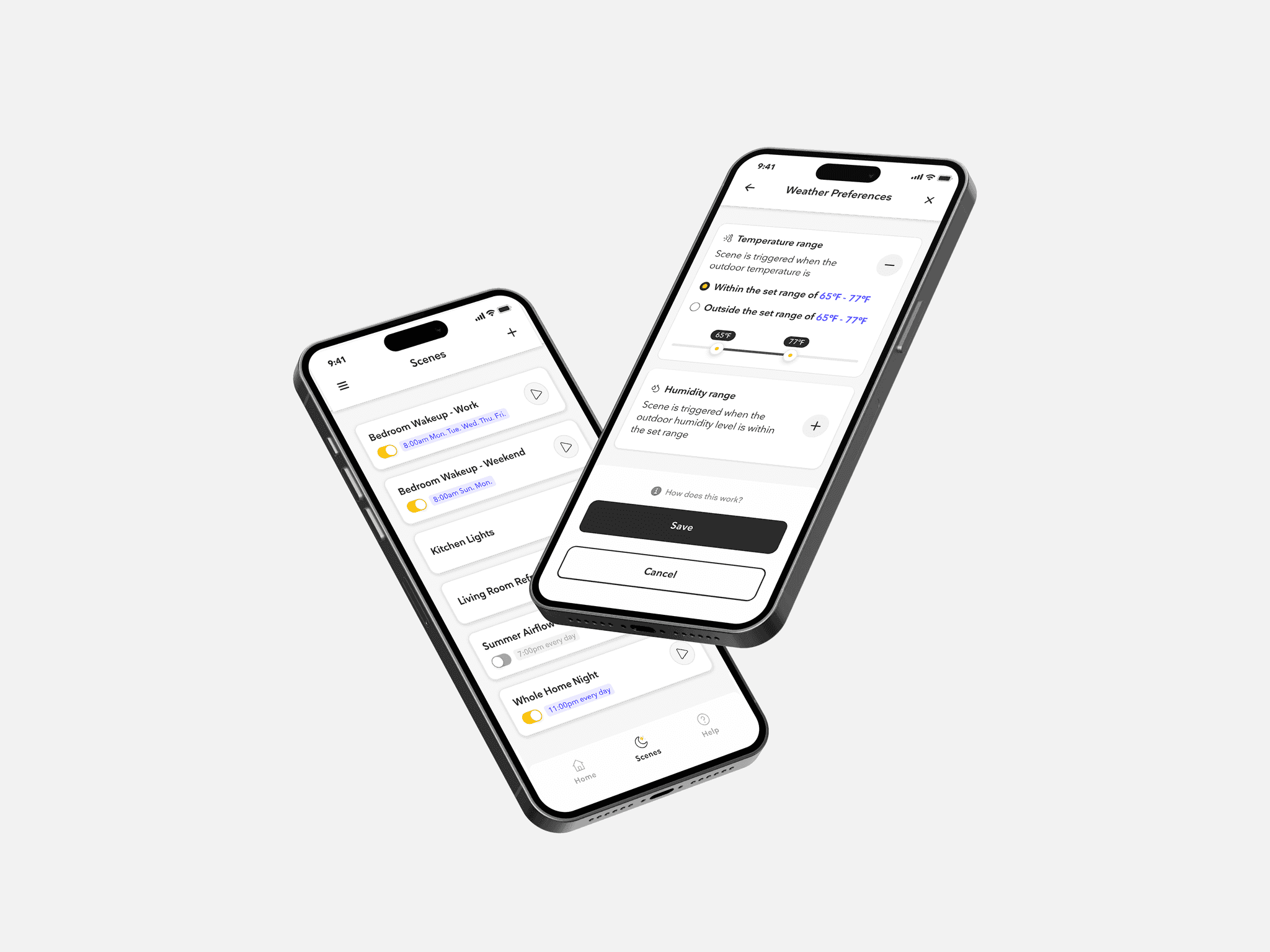 Scenes + Automations preview